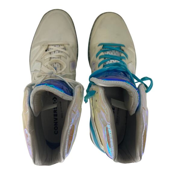 Converse ERX Impress High Top Mens Size 11.5 Iridescent White Sneakers - Picture 7 of 12